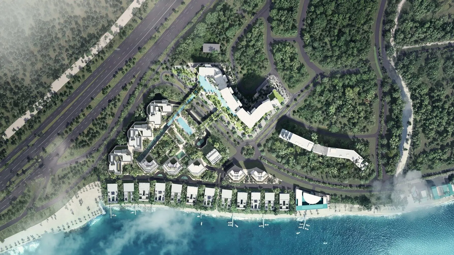Keturah Creek masterplan aerial view