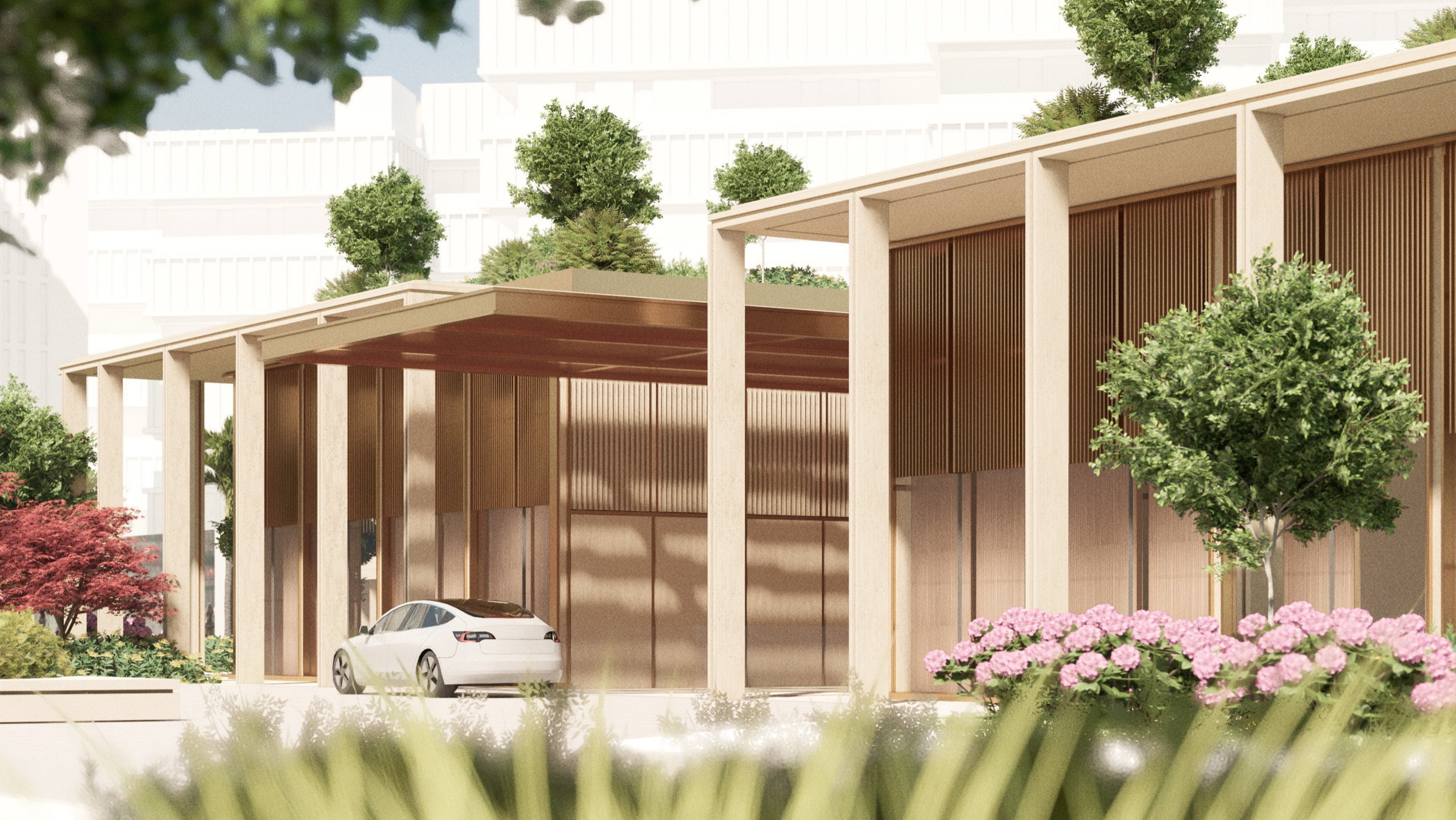 Keturah Wellness Center arrival pavilion