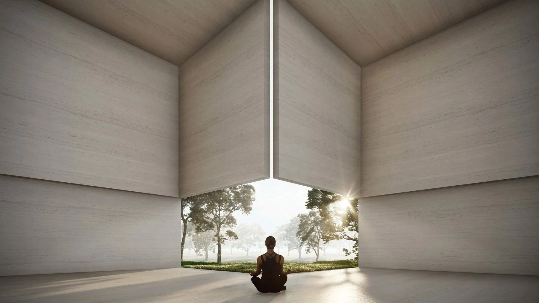 Keturah Reserve, Meditation Space with view onto trees
